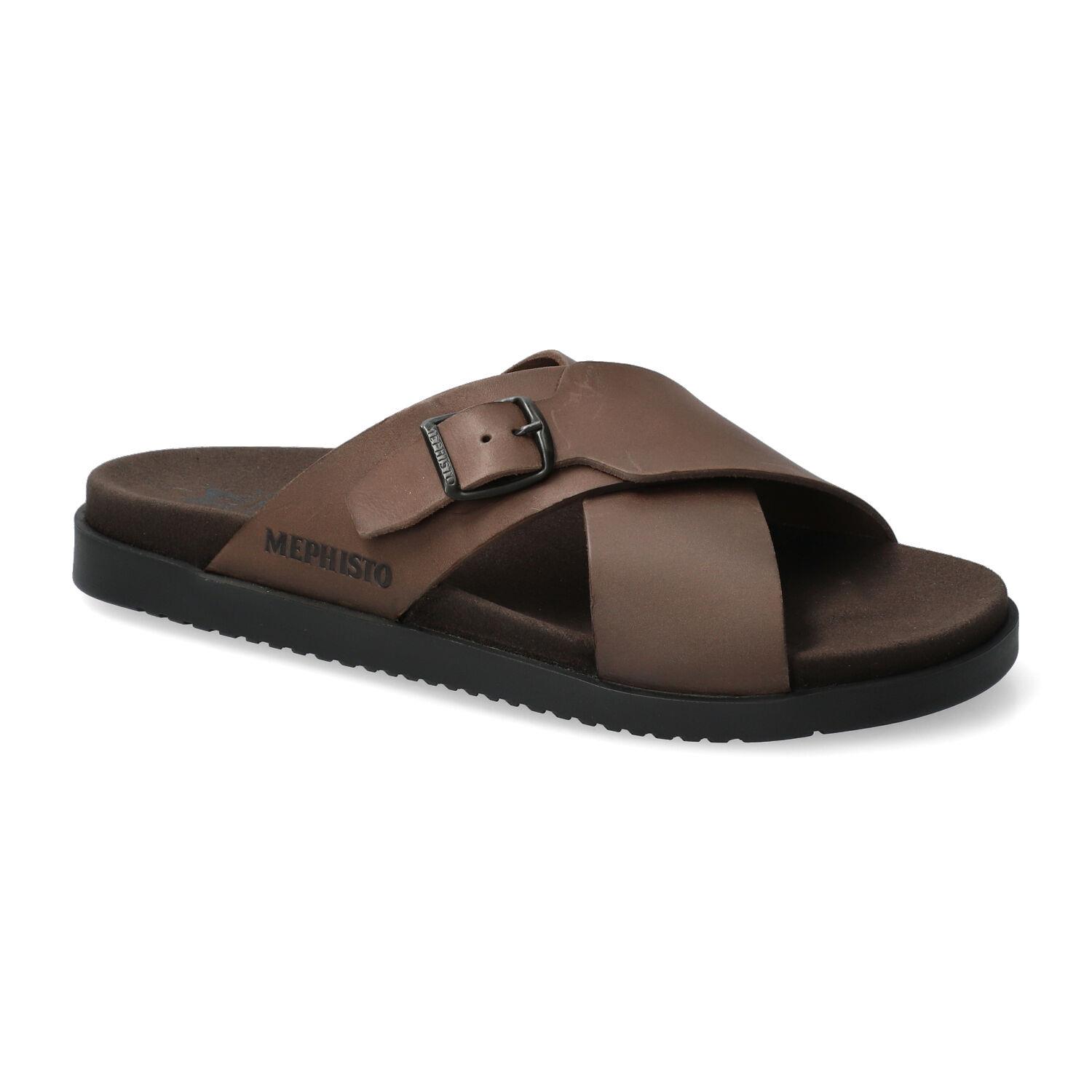 chaussons homme modèle Giulio brun foncé - Mephisto